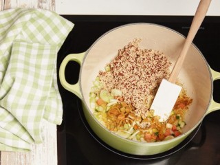 3 - Quinoa and vegetable soup